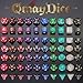 QMay DND Dice Set 10x7 70 Pieces Polyhedral Dice for Dungeons and Dragons DD RPG MTG Role Playing Games with 1 Drawstring Bag - Image 4