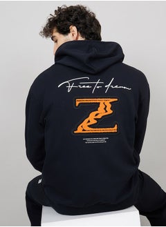 تسوق ANTA وSlogan Print Patch Detail Hoodie أونلاين في السعودية