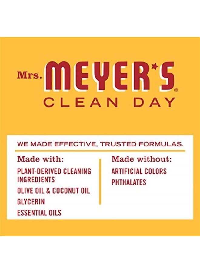 Mrs. Meyer's Clean Day Bar Soap, Use as Body Wash or Hand Soap, Made with Essential Oils, Clementine, 5.3 oz, 4 Bars  - Image 3