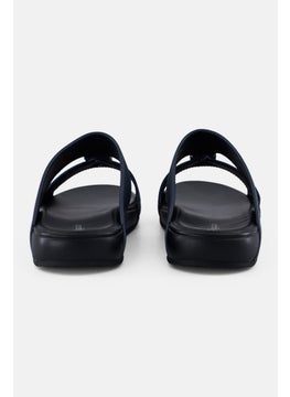 Algspar Men 2 Strap Slip On Arabic Sandals, Navy  - Image 2