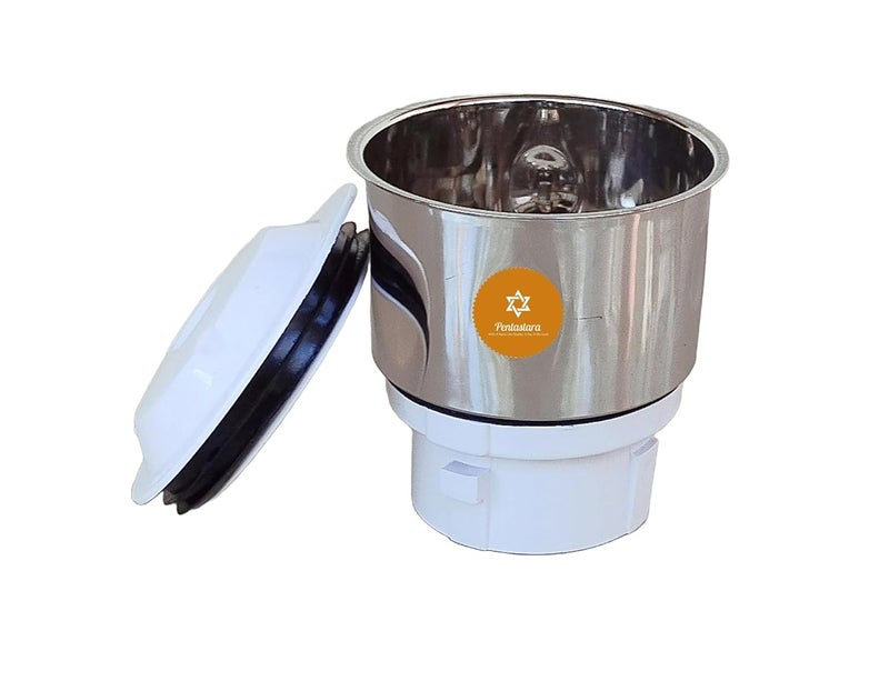 pentastaraChutney Jar for Preethi Crown MG205 Crown Plus MG258 Crown Pro MG254 Models Mixer Grinders 330ml Capacity Black - Image 2
