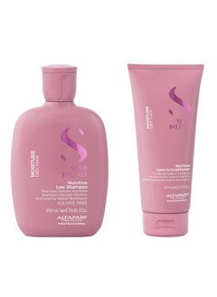 Semi Di Lino Moisture Nutritive Shampoo And Conditioner Set For Dry Hair Sulfate Free Moisturizing Shampoo And Conditioner Safe On Color Treated Hair Adds Shine And Softness