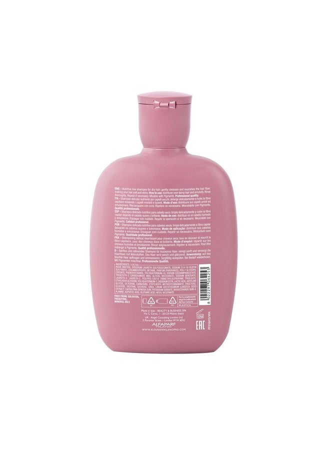 ALFAPARF MILANO Semi Di Lino Moisture Nutritive Shampoo And Conditioner Set For Dry Hair Sulfate Free Moisturizing Shampoo And Conditioner Safe On Color Treated Hair Adds Shine And Softness  - Image 4