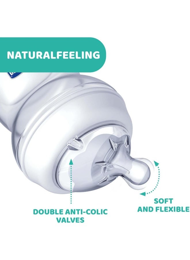 Chicco حلمة شيكو ناتشورال فيلينج 0M+ تدفق منتظم سيليكون - Image 4