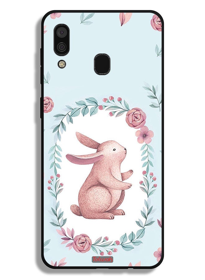 Tolwak Samsung Galaxy A20 Protective Case Cover Rabbit - Image 1