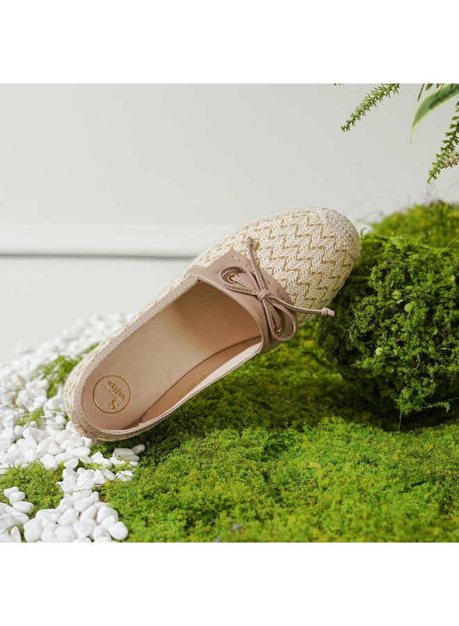 SAFIYA Saturday's Small Elegance Commuter Shoes 2025 Spring New Fashion Bow Flats Woven Fisherman Shoes - Image 5