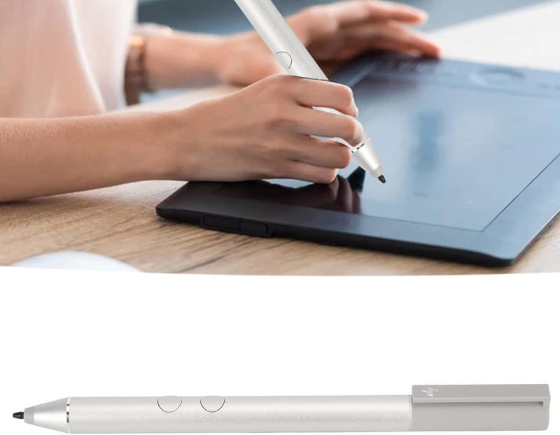 كلاراكو قلم شاشة لمس بمستشعر ضغط، قلم MPP1.51 نشط بمستوى 4096، قلم شاشة لمس بمستشعر ضغط لجهاز HP Envy X360 Pavilion X360 Spectre X360 - Image 2