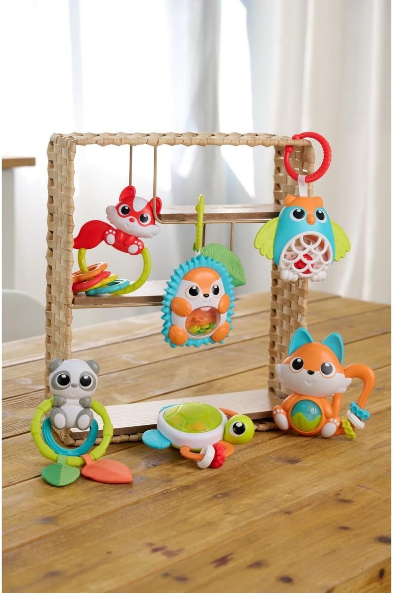 Chicco Musical Fox Plastic Rattle for Babies 6-36 Months, Multicolor - Image 4