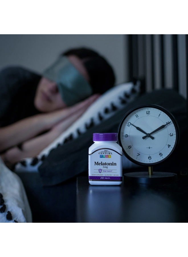 21st Century أقراص الميلاتونين 3 ملغ، 200 حبة - Image 4