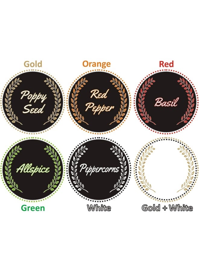 بريميفي ملصقات عبوات التوابل 60 ملصقًا مطبوعًا مسبقًا و12 ملصقًا فارغًا - Image 2