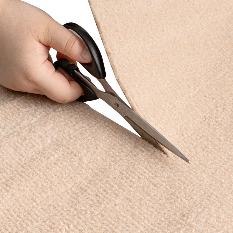 THAMIAO Cat Carpet remnants Cat Scratching Mat Trimmable Self-Adhesive Carpet DIY Climbing Cat Scratcher Cat Scratch Furniture Protector Covering Posts (39.3" x 15.8" Beige) - Image 1
