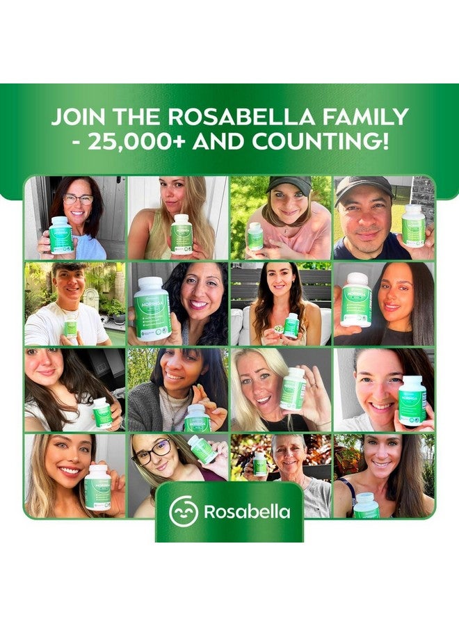 Rosabella Rosabella Moringa Capsules - Pure Moringa Powder, Energy, Skin, Immune & Gut Health Superfood, Rich in Antioxidants, Essential Vitamins & Amino Acids, Natural Green Superfood Supplement - 60 Count  - Image 5