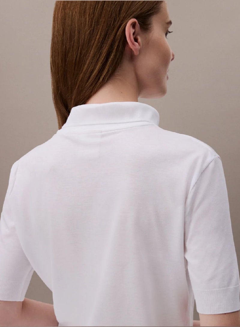 CALVIN KLEIN Polo Collar Top - Image 5