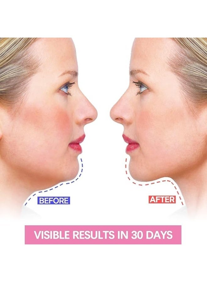 V-shaped jawline contouring face belt, beauty tool for reducing double chin, lifting the face, and supporting the jawline for men and women. - Image 3