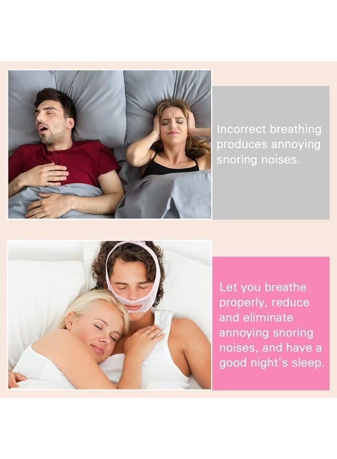V-shaped jawline contouring face belt, beauty tool for reducing double chin, lifting the face, and supporting the jawline for men and women. - Image 2
