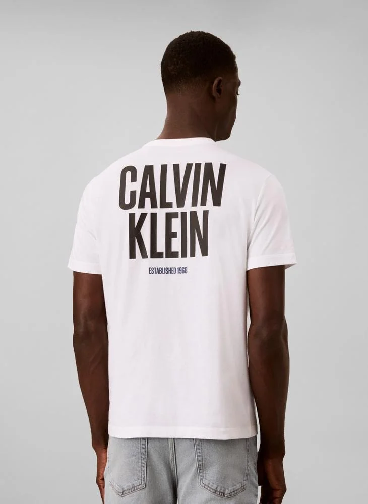 Calvin Klein Jeans  Block Logo Crew Neck T-Shirt for Men | Best Price UAE