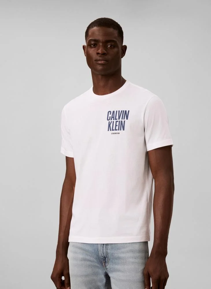 Block Logo Crew Neck T-Shirt