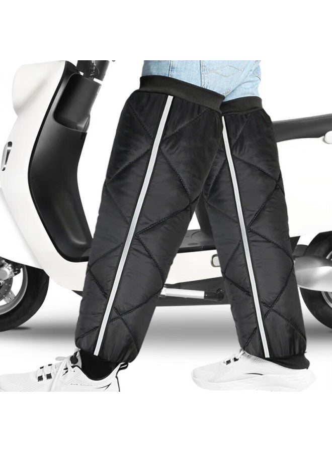 Lac Winter Motorcycle Knee Pads, Electric Bike And Bicycle Warm Padded Leg Guards, Cold-proof For Men And Women, 70cm - Image 5