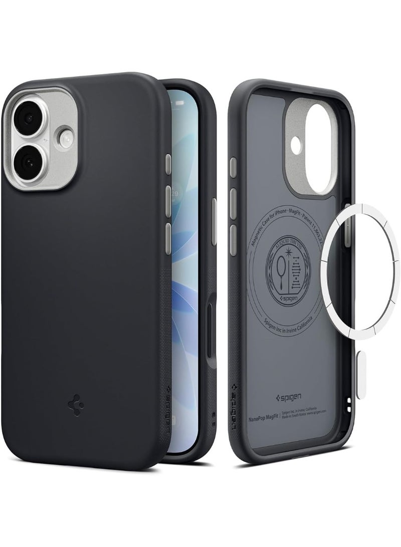 Spigen Nano Pop MagFit iPhone 17 MagSafe Case Cover Mil Grade - Black Sesame - Image 1