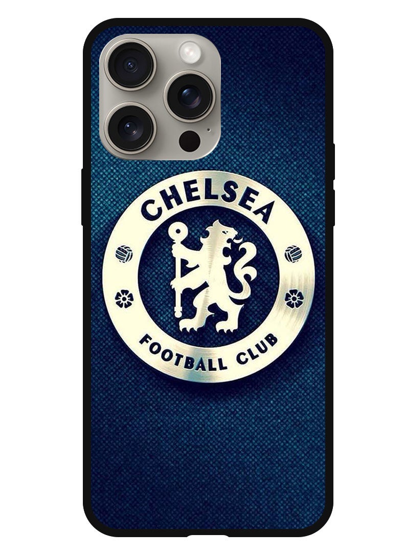 Theodor Protective Case Anti Scratch Shock Proof Bumper Cover For iPhone 15 Pro Max Chelsea Blue - Image 1