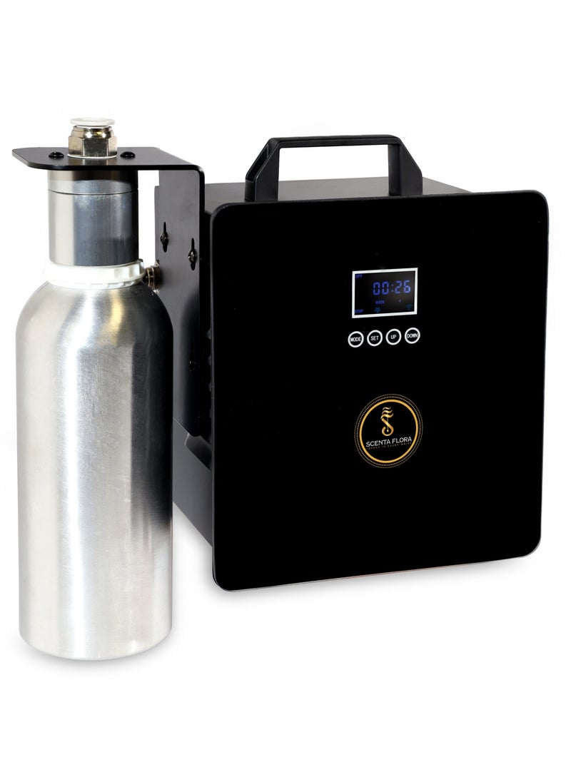 Scenta Flora - SCENT VAC MINI - Premium HVAC Commercial Aroma Diffuser for Large Spaces | Customizable Fragrance Control via Mobile App (Black) - Image 1