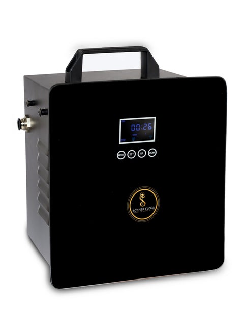 SCENT VAC MINI - جهاز توزيع عطور HVAC التجاري للمساحات الكبيرة | تحكم قابل للتخصيص في الرائحة عبر تطبيق الجوال (أسود)