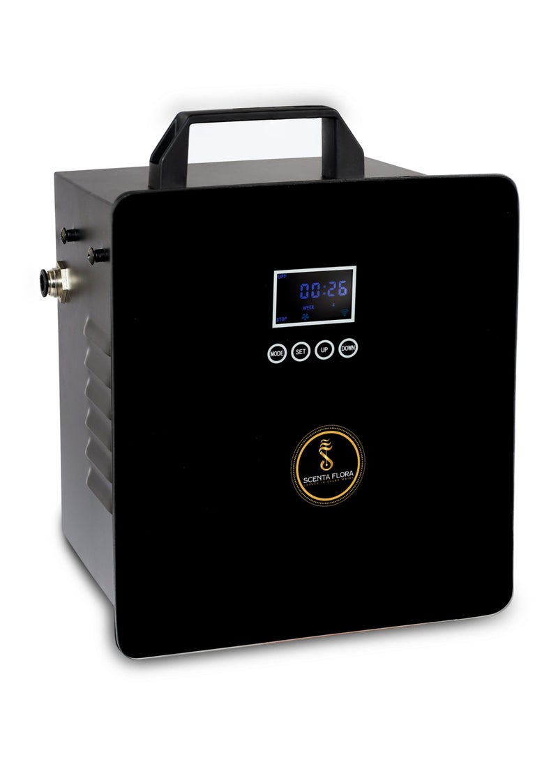 Scenta Flora - SCENT VAC MINI - Premium HVAC Commercial Aroma Diffuser for Large Spaces | Customizable Fragrance Control via Mobile App (Black) - Image 1