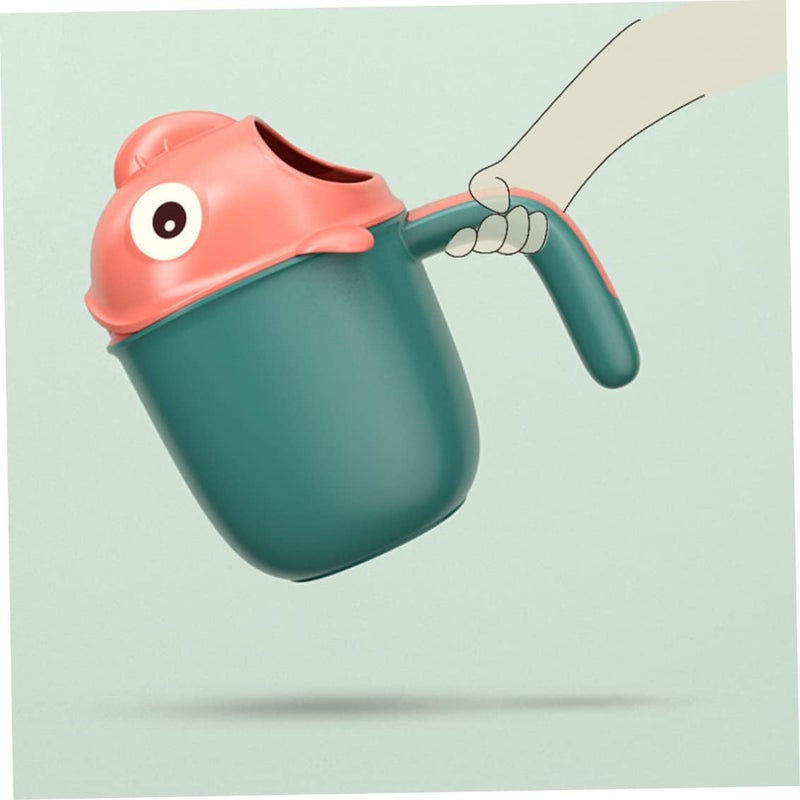 Baby Bath Rinse Cup, Cute Cartoon Fish Shape, Baby Shampoo Rinse Cup, Bath Shampoo Cup, Baby Bath Rinse Cup - Image 5