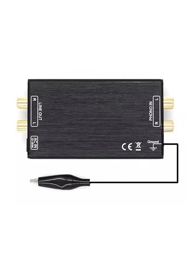 مضخم صوتي فونو صغير MM AV ستيريو مع واجهتي فيديو مركب قابس أمريكي تيار متردد 115 فولت - Image 1