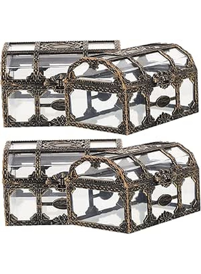 4Pcs Pirate Treasure Chest Candy Box Toy For Kids Birthday Party Favors - Image 1