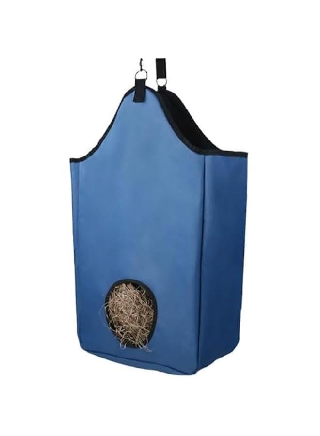 Horse Hay Bag with Metal Snap Fastener, Hay Bag Feeder Sack Storage Bag for Horse Cow Goats Donkey Cattle Rabbit - Image 1