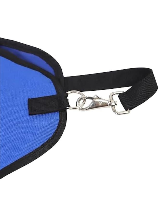 Horse Hay Bag with Metal Snap Fastener, Hay Bag Feeder Sack Storage Bag for Horse Cow Goats Donkey Cattle Rabbit - Image 3