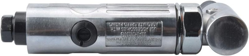 PROSHI 1/4-Inch 90° Angle Air Die Grinder, Mini Pneumatic Angle Die Grinder, Compact Air-Powered Grinder for Grinding, Polishing, Porting, and Deburring - Polished Finish - Image 3