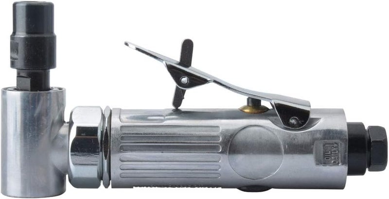 PROSHI 1/4-Inch 90° Angle Air Die Grinder, Mini Pneumatic Angle Die Grinder, Compact Air-Powered Grinder for Grinding, Polishing, Porting, and Deburring - Polished Finish - Image 2