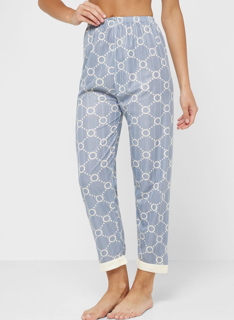 جينجر طقم بيجاما مزين بطبعات - Image 4