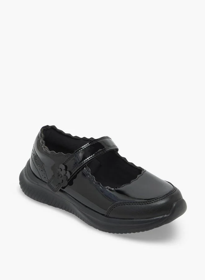 داش Girls Hook & Loop Mary Jane School Shoes