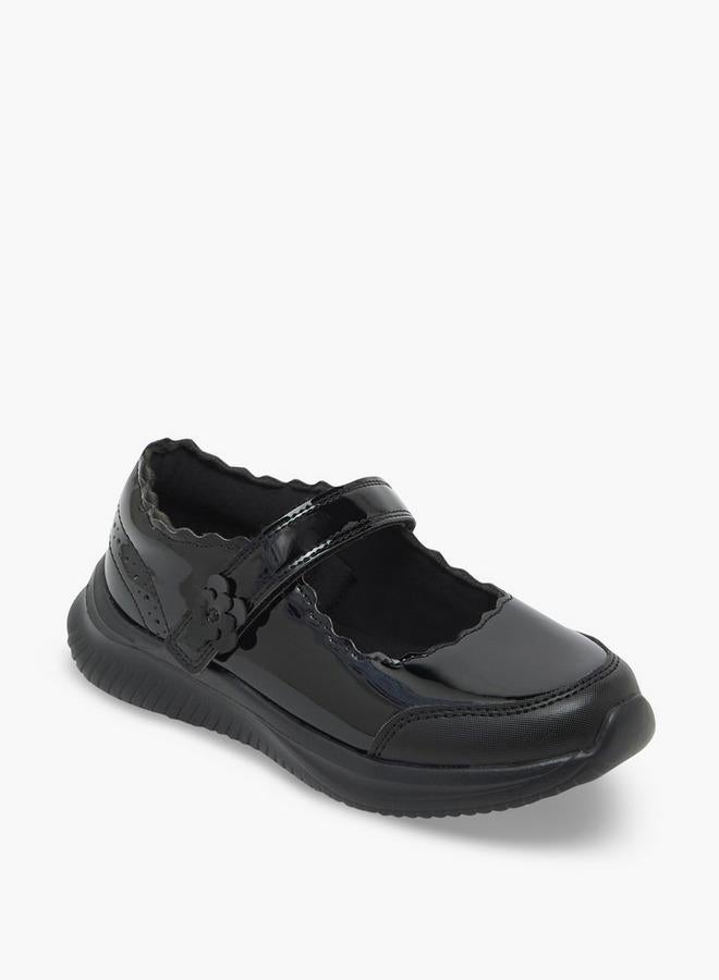 Dash Girls Hook & Loop Mary Jane School Shoes - Image 2