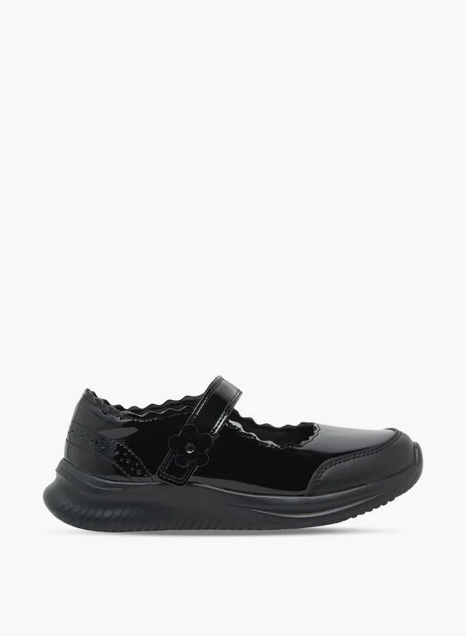 داش Girls Hook & Loop Mary Jane School Shoes