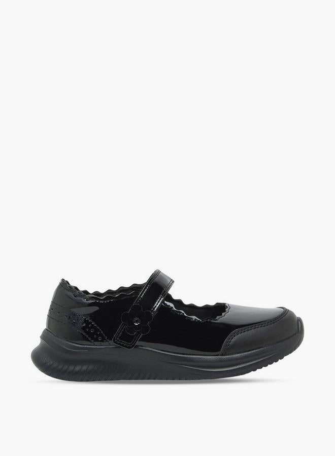 Dash Girls Hook & Loop Mary Jane School Shoes - Image 1
