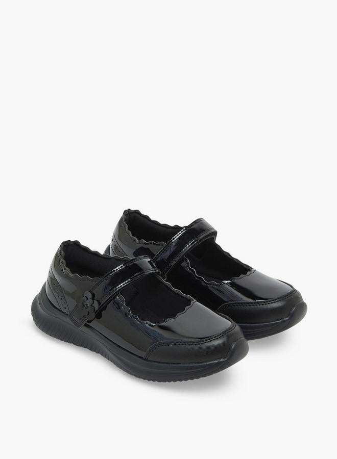 Dash Girls Hook & Loop Mary Jane School Shoes - Image 3