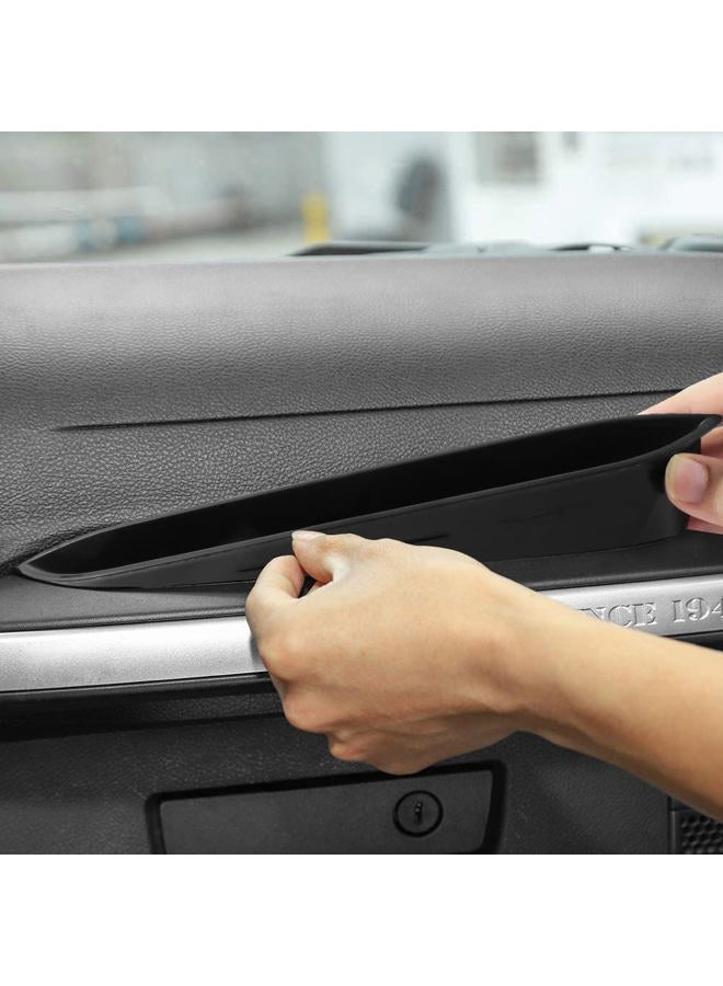 RESTBONE Compatible with Wrangler Accessories 2011-2018 Jeep Wrangler JK JKU Car 2 4 Door Passenger Storage Tray Organizer Grab Handle Accessory Box - Image 1