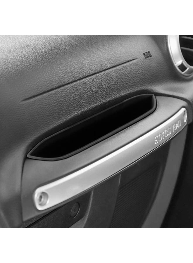 RESTBONE Compatible with Wrangler Accessories 2011-2018 Jeep Wrangler JK JKU Car 2 4 Door Passenger Storage Tray Organizer Grab Handle Accessory Box - Image 3
