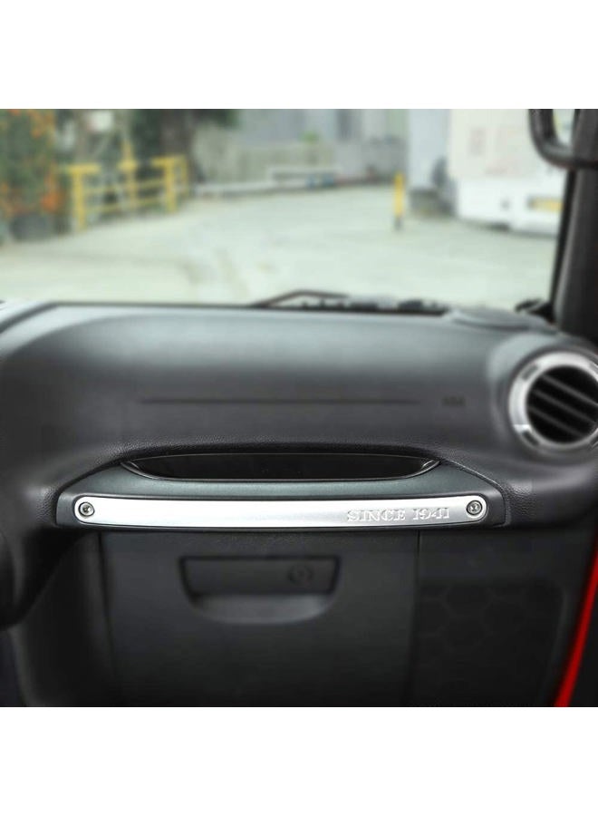 RESTBONE Compatible with Wrangler Accessories 2011-2018 Jeep Wrangler JK JKU Car 2 4 Door Passenger Storage Tray Organizer Grab Handle Accessory Box - Image 4