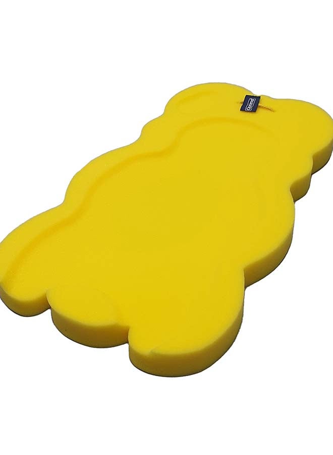Optimal Non-Slip Baby Bath Sponge Cushion - Yellow (Safe & Comfortable) - Image 1
