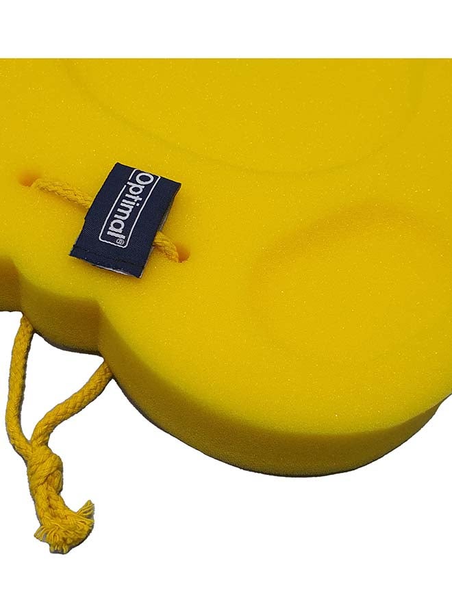 Optimal Non-Slip Baby Bath Sponge Cushion - Yellow (Safe & Comfortable) - Image 2
