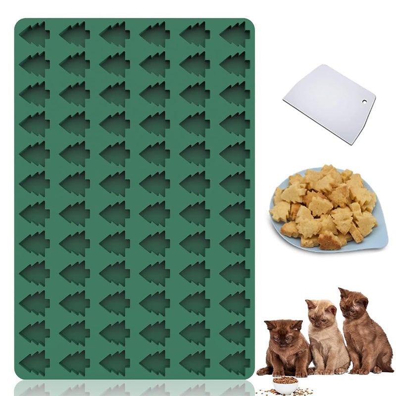 Silicone Chocolate Mold – Green, Non-Stick, 6 Cavity, for Candy, Soap, Baking, Reusable