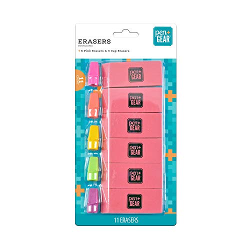 Pen + Gear 6 ممحاة وردية + 5 ممحاة كاب - Image 4