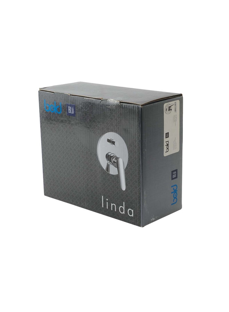 Bold Linda Wall Mounted Concealed Bath Mixer Tap – Premium Brass with Chrome Finish – Smooth Move Technology – Durable, Corrosion-Resistant, and Stylish Design for Modern Bathrooms – Silver - Image 4