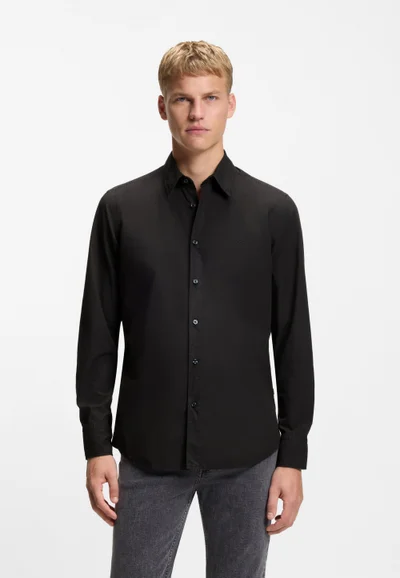 بوس Regular-fit shirt in cotton poplin
