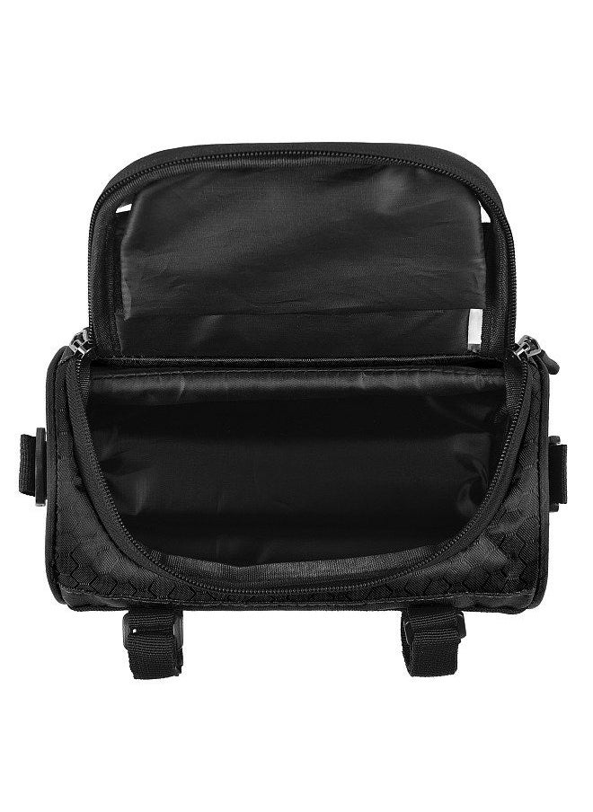 Generic - Bike Handlebar Bag Bicycle Front Frame Storage Bag Mobile Phone Mount Bag - Image 1